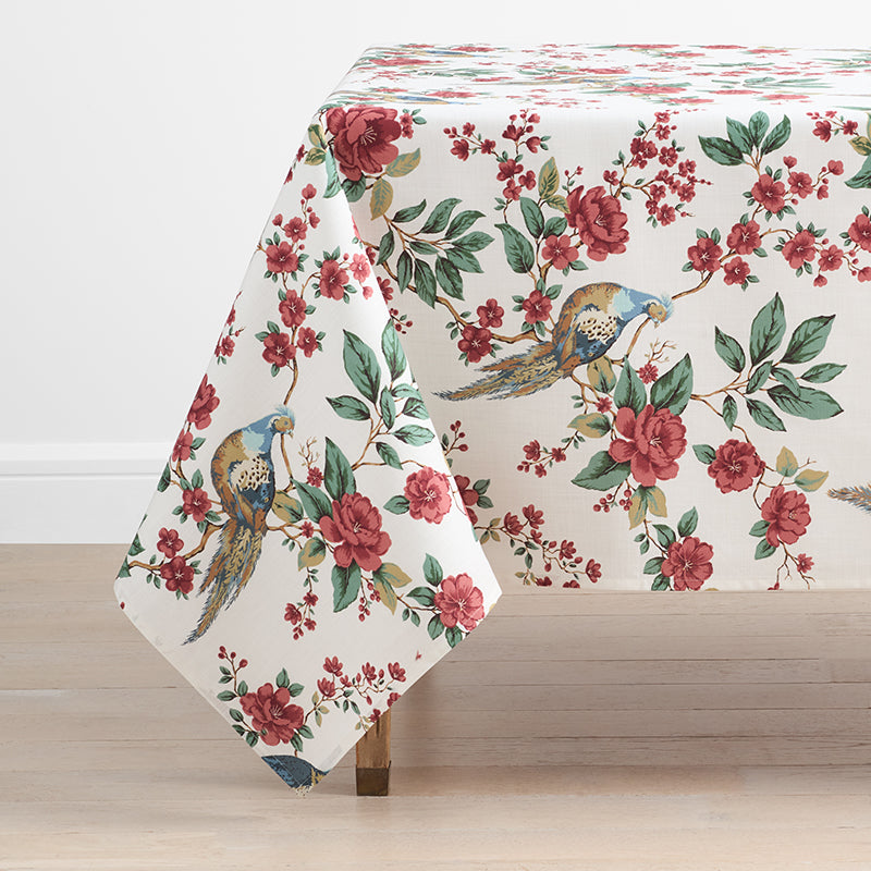 Elegant Pheasant Tablecloth
