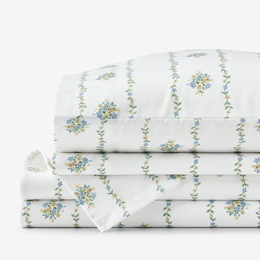 Garden Burst Premium Smooth Wrinkle-Free Sateen Bed Sheet Set