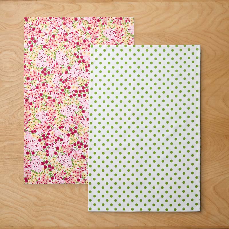 Seasonal Printed Tea Towels, Set of 2