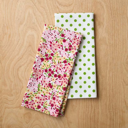 Seasonal Printed Tea Towels, Set of 2
