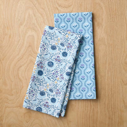 Seasonal Printed Tea Towels, Set of 2