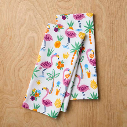 Seasonal Printed Tea Towels, Set of 2