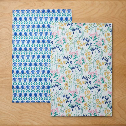 Seasonal Printed Tea Towels, Set of 2