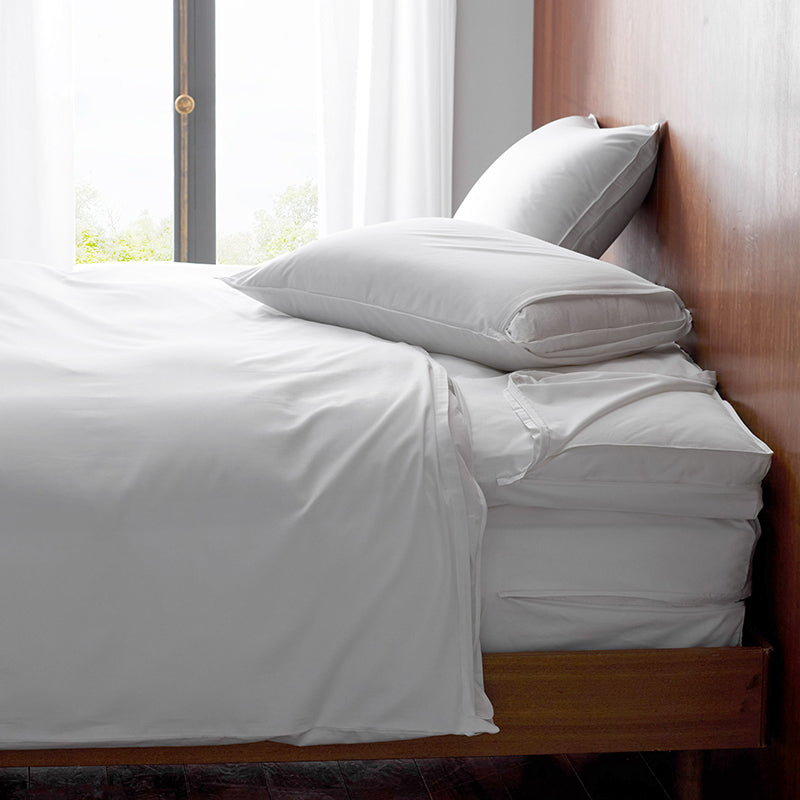 4-Piece Best Down Pillow & Protector Bundle