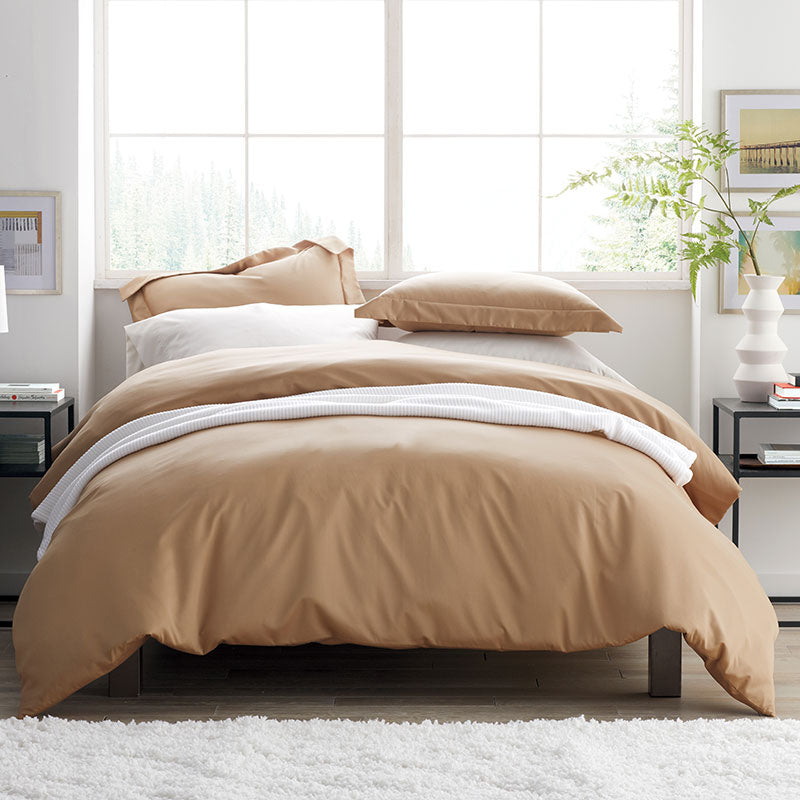 Premium Smooth Supima® Cotton Wrinkle-Free Sateen Fitted Bed Sheet