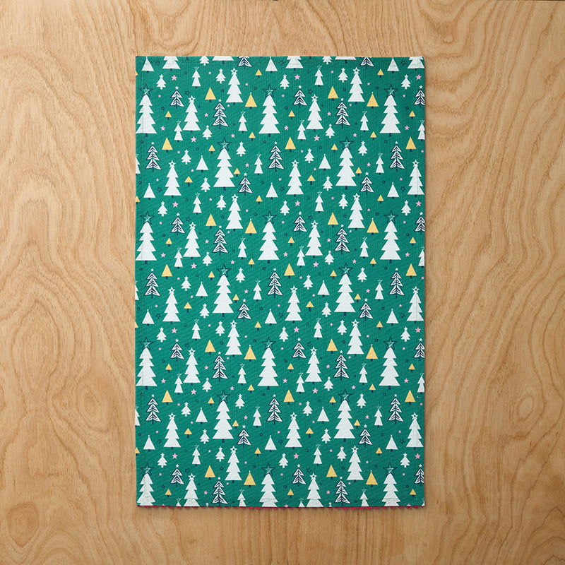 Seasonal Printed Tea Towels, Set of 2