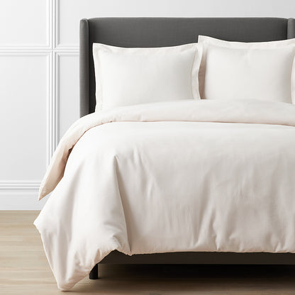 Premium Ultra-Cozy Cotton Velvet Flannel Solid Duvet Cover