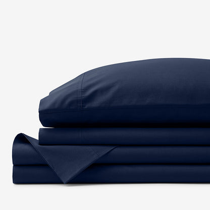 Premium Cool Supima® Cotton Percale Bed Sheet Set