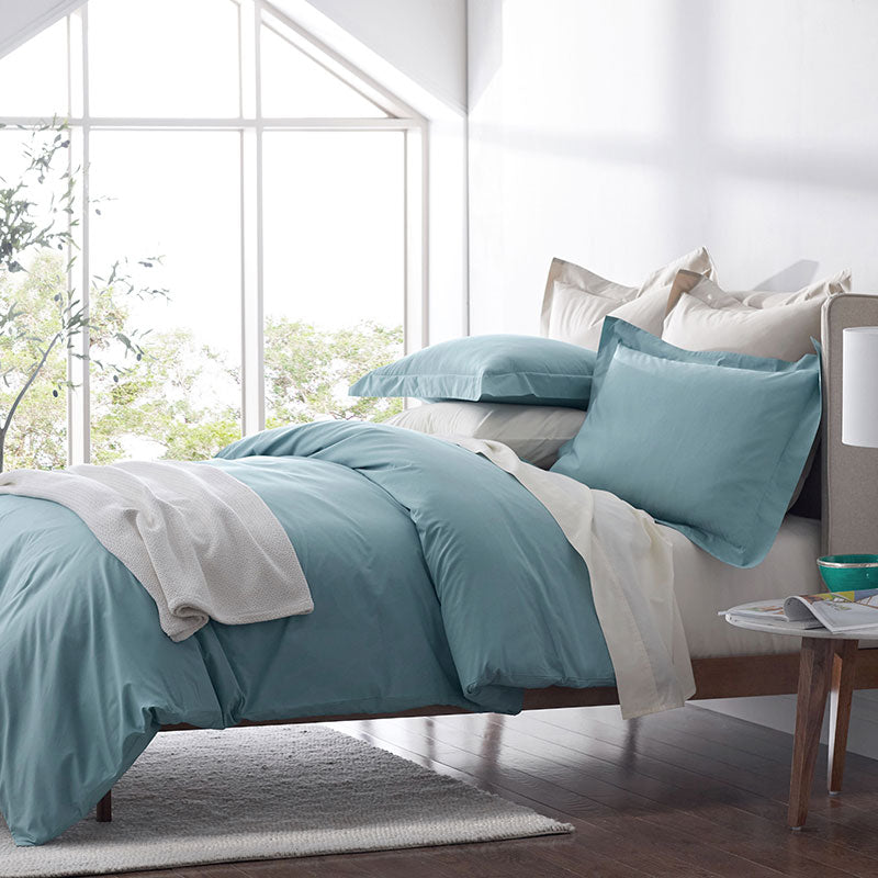 Premium Cool Supima® Cotton Percale Bed Sheet Set