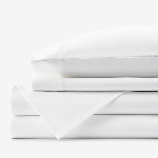 Premium Ultra-Cozy Cotton Velvet Flannel Bed Sheet Set