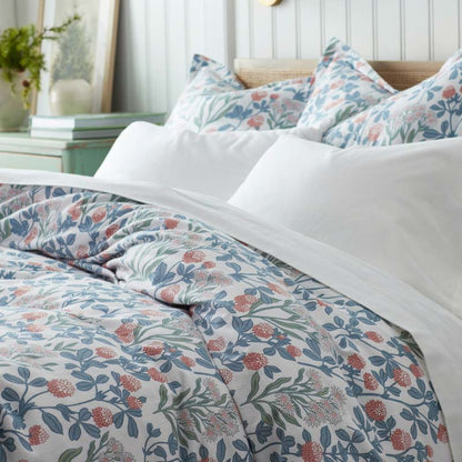 Holiday Print Classic Ultra-Cozy Cotton Flannel Fitted Bed Sheet
