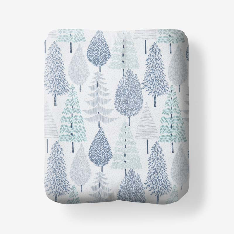 Holiday Print Classic Ultra-Cozy Cotton Flannel Fitted Bed Sheet