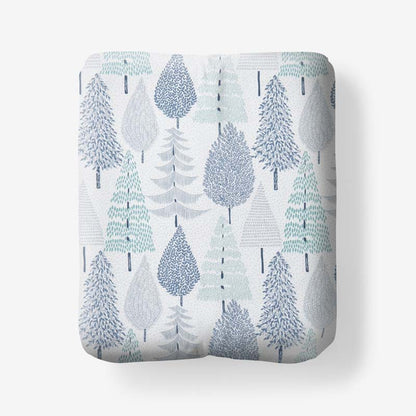 Holiday Print Classic Ultra-Cozy Cotton Flannel Fitted Bed Sheet