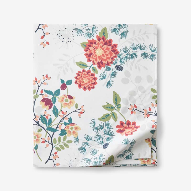 Holiday Print Classic Ultra-Cozy Cotton Flannel Flat Bed Sheet