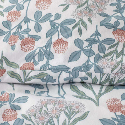 Holiday Print Classic Ultra-Cozy Cotton Flannel Flat Bed Sheet