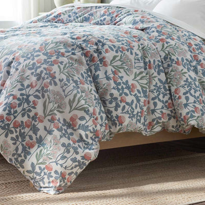 Holiday Print Classic Ultra-Cozy Cotton Flannel Flat Bed Sheet