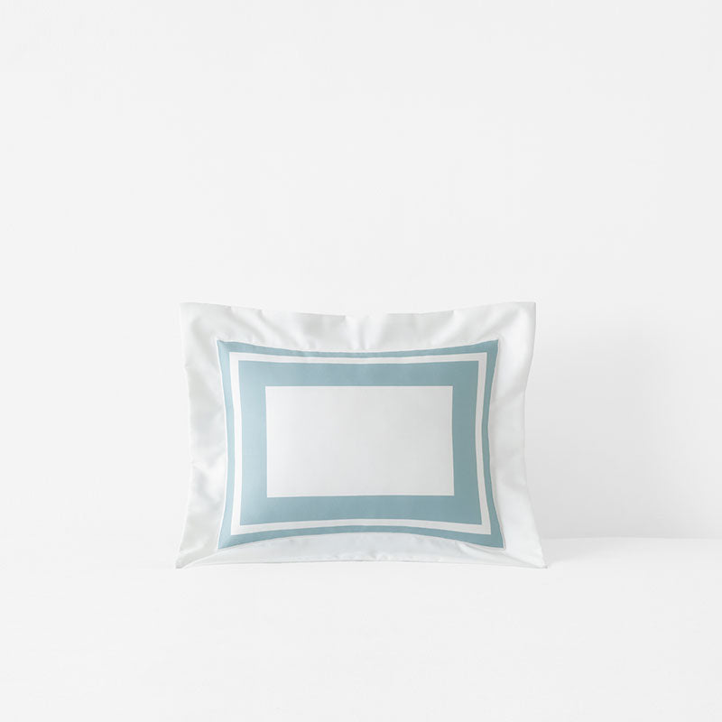 Double Border Premium Smooth Supima® Cotton Wrinkle-Free Sateen Decorative Lumbar Pillow Cover