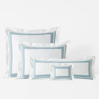 Double Border Premium Smooth Supima® Cotton Wrinkle-Free Sateen Decorative Lumbar Pillow Cover