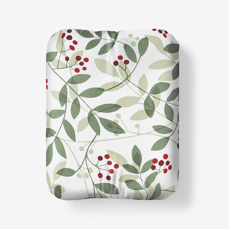Holiday Print Classic Ultra-Cozy Cotton Flannel Fitted Bed Sheet