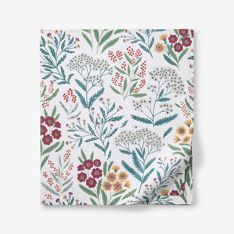 Holiday Print Classic Ultra-Cozy Cotton Flannel Flat Bed Sheet