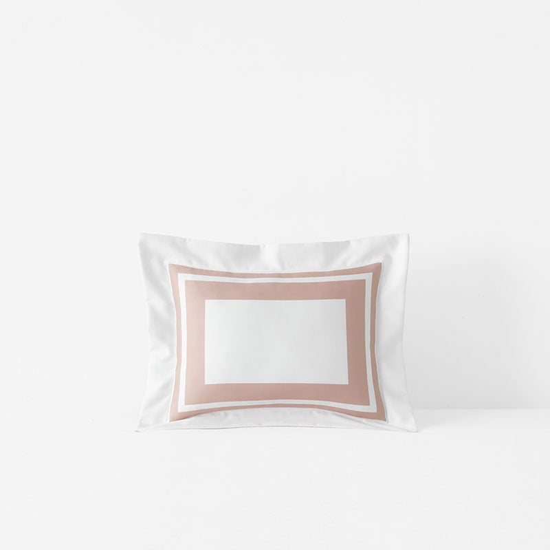 Double Border Premium Smooth Supima® Cotton Wrinkle-Free Sateen Decorative Lumbar Pillow Cover