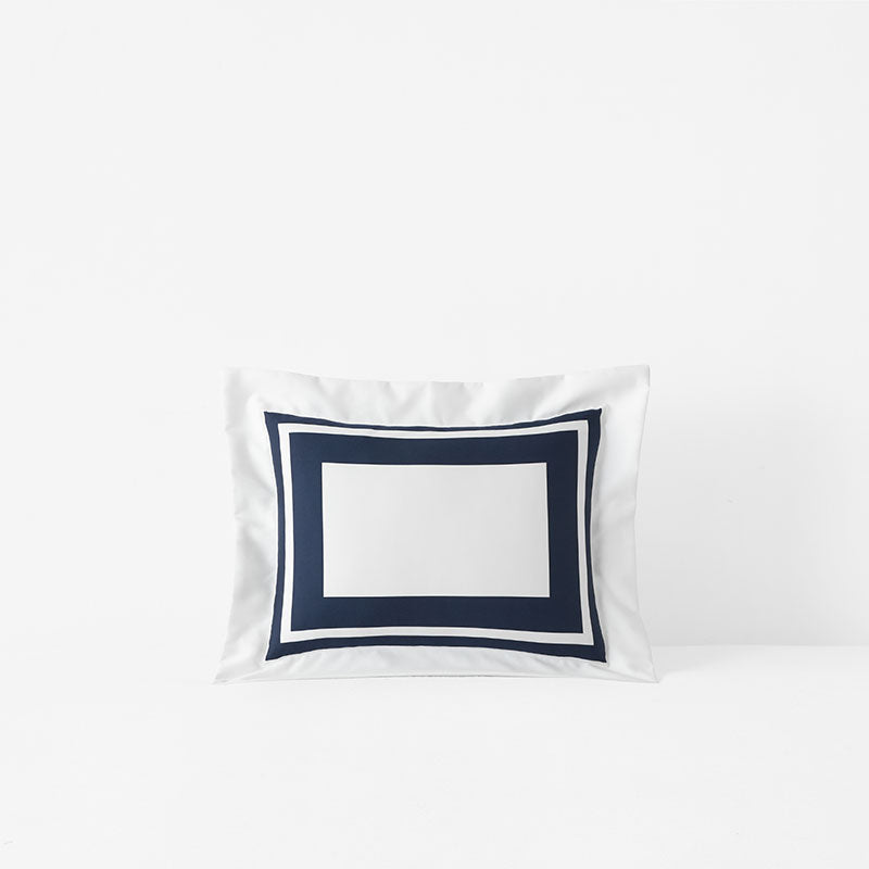 Double Border Premium Smooth Supima® Cotton Wrinkle-Free Sateen Decorative Lumbar Pillow Cover