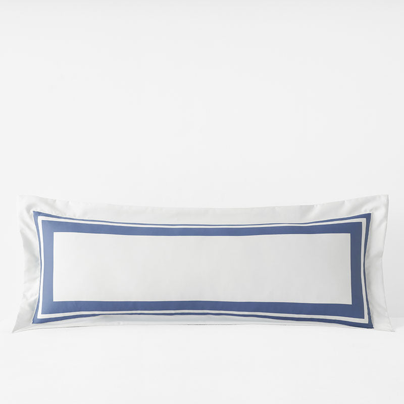 Double Border Premium Smooth Supima® Cotton Wrinkle-Free Sateen Decorative Lumbar Pillow Cover