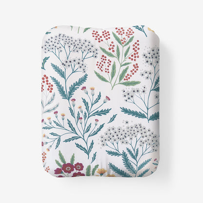 Holiday Print Classic Ultra-Cozy Cotton Flannel Fitted Bed Sheet