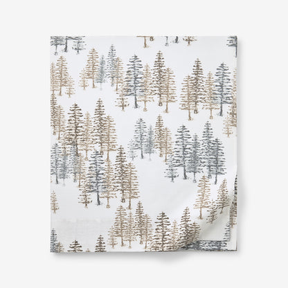 Holiday Print Classic Ultra-Cozy Cotton Flannel Flat Bed Sheet