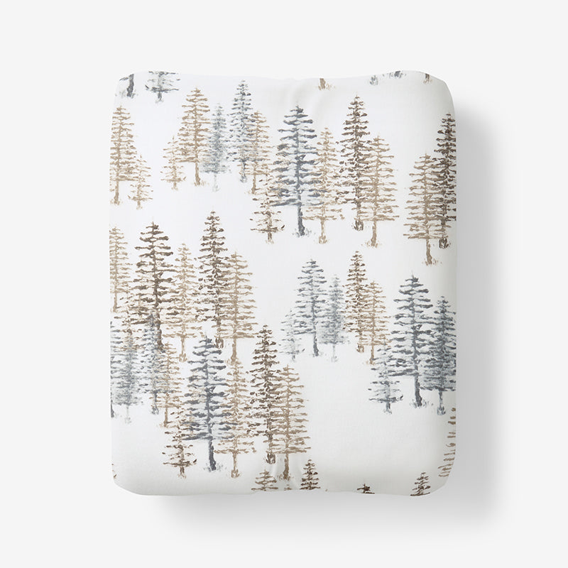 Holiday Print Classic Ultra-Cozy Cotton Flannel Fitted Bed Sheet