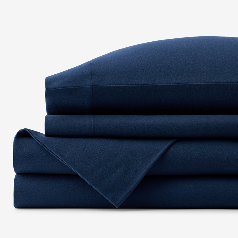 Premium Ultra-Cozy Cotton Velvet Flannel Bed Sheet Set
