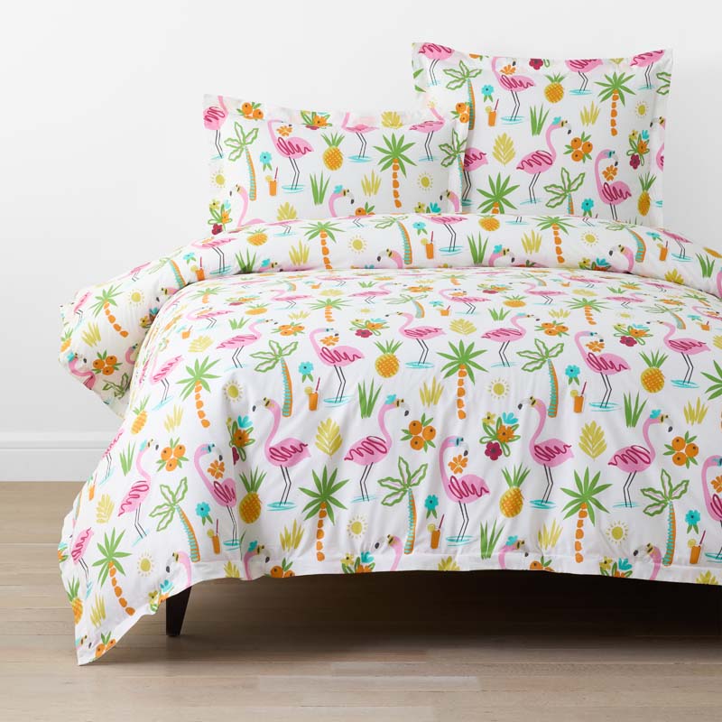 Summer Prints Classic Cool Cotton Percale Duvet Cover