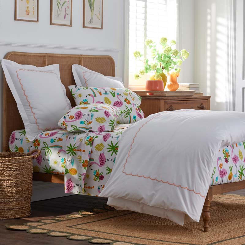 Summer Prints Classic Cool Cotton Percale Bed Sheet Set