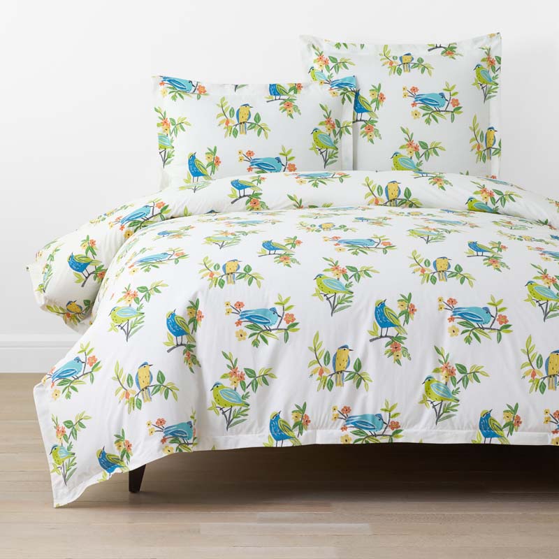 Summer Prints Classic Cool Cotton Percale Duvet Cover