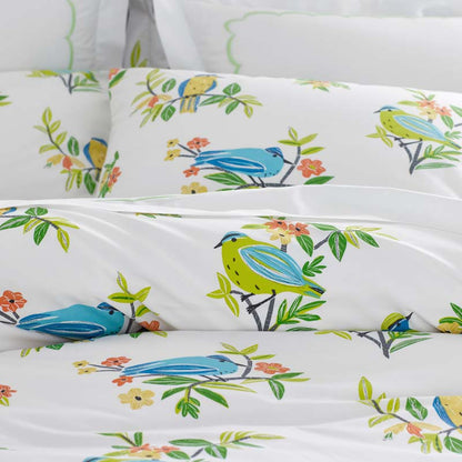Summer Prints Classic Cool Cotton Percale Duvet Cover