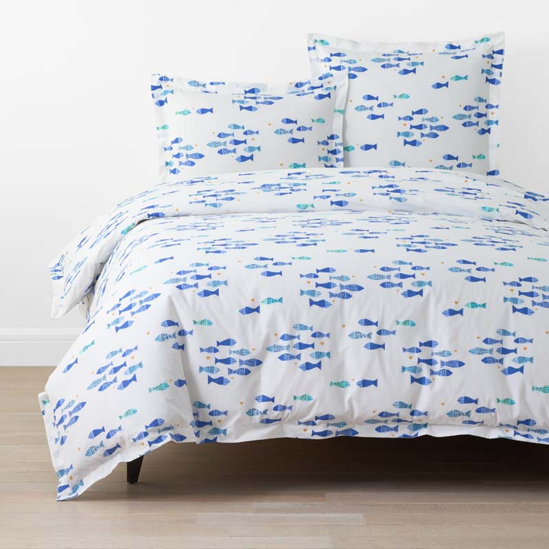 Summer Prints Classic Cool Cotton Percale Duvet Cover