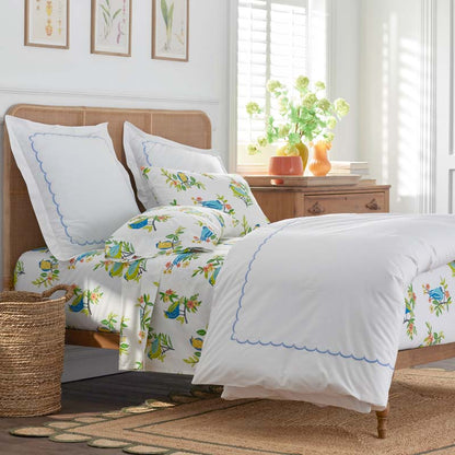 Summer Prints Classic Cool Cotton Percale Duvet Cover