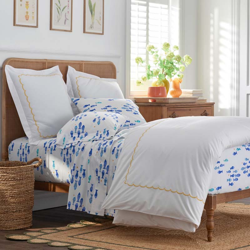 Summer Prints Classic Cool Cotton Percale Bed Sheet Set