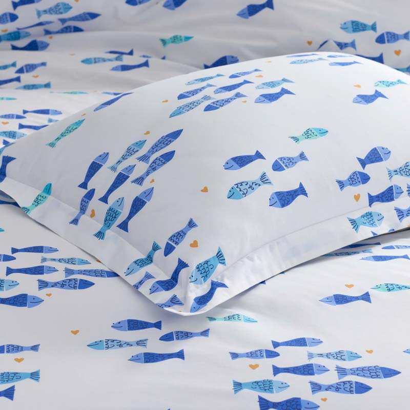 Summer Prints Classic Cool Cotton Percale Duvet Cover