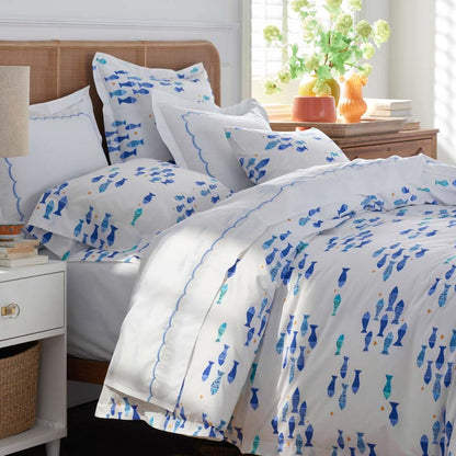 Summer Prints Classic Cool Cotton Percale Bed Sheet Set