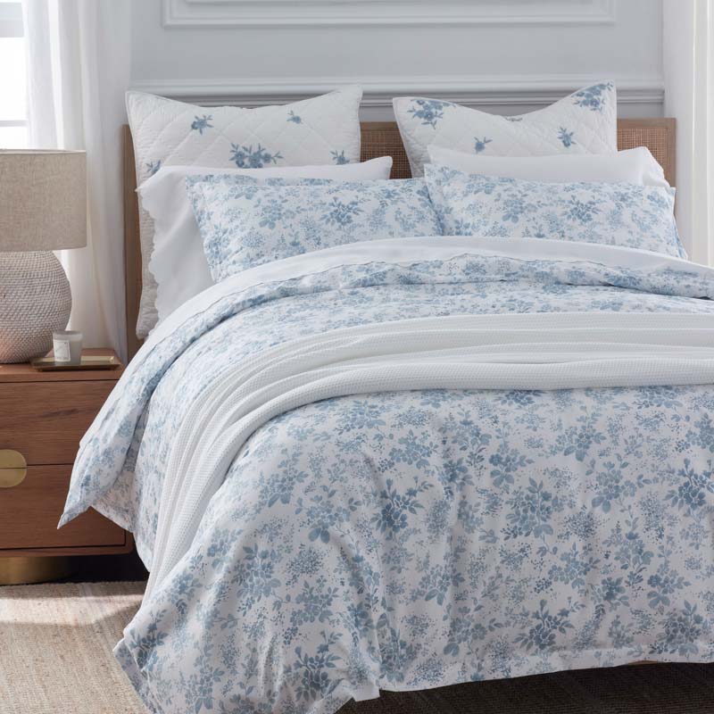 Whisper Fleur Premium Smooth Wrinkle-Free Sateen Sham