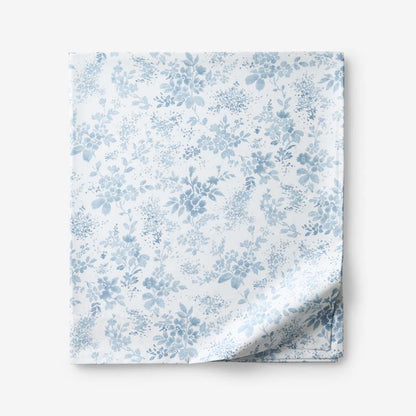 Whisper Fleur Premium Smooth Wrinkle-Free Sateen Flat Bed Sheet