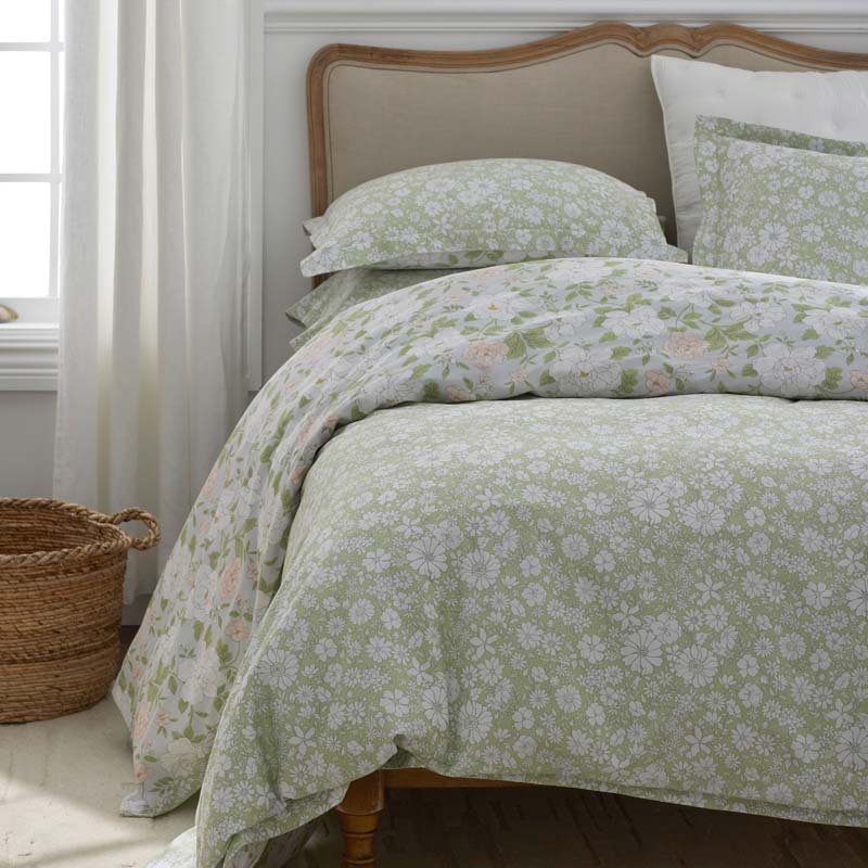 Misty Meadow Cluster Reversible Classic Smooth Sateen Sham