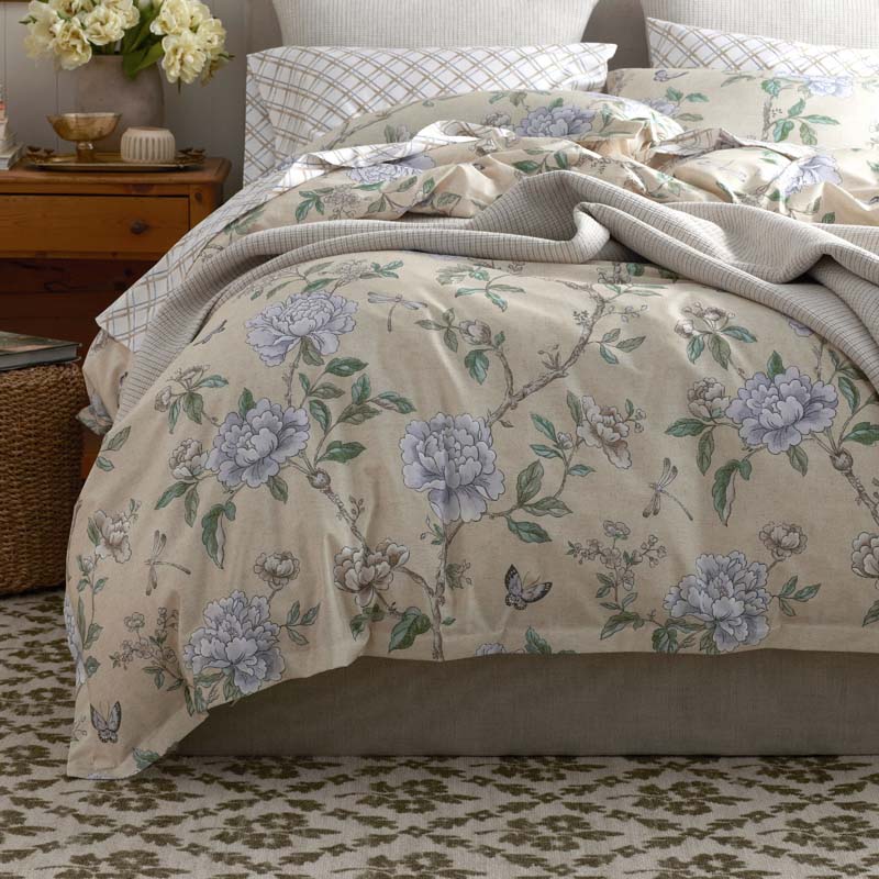 Peony Garden Premium Smooth Wrinkle-Free Sateen Pillowcase Set