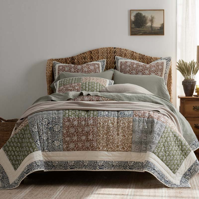 Deepti Patchwork Quilted Sham