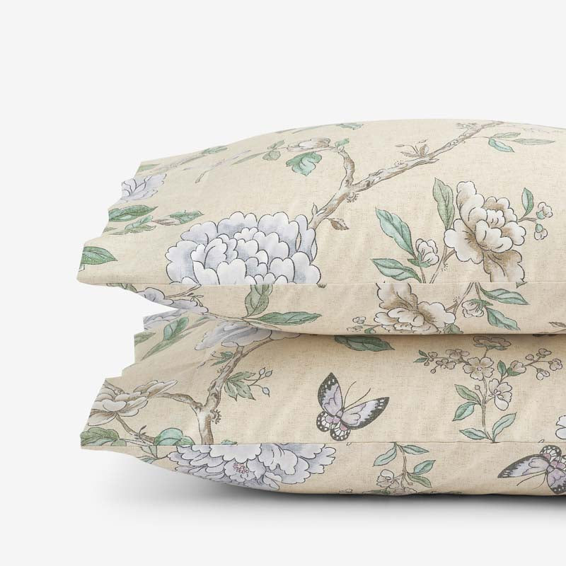 Peony Garden Premium Smooth Wrinkle-Free Sateen Pillowcase Set