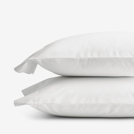 Classic Cool Organic Cotton Percale Solid Pillowcase Set