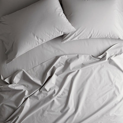 Classic Cool Organic Cotton Percale Solid Pillowcase Set