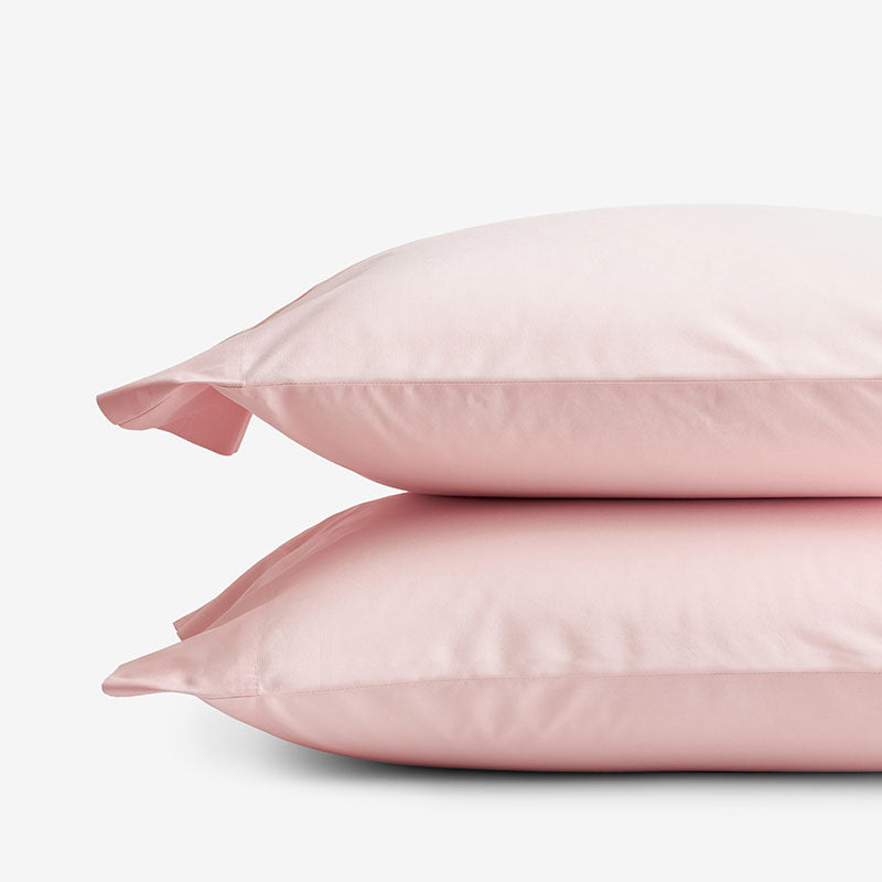 Classic Cool Organic Cotton Percale Solid Pillowcase Set