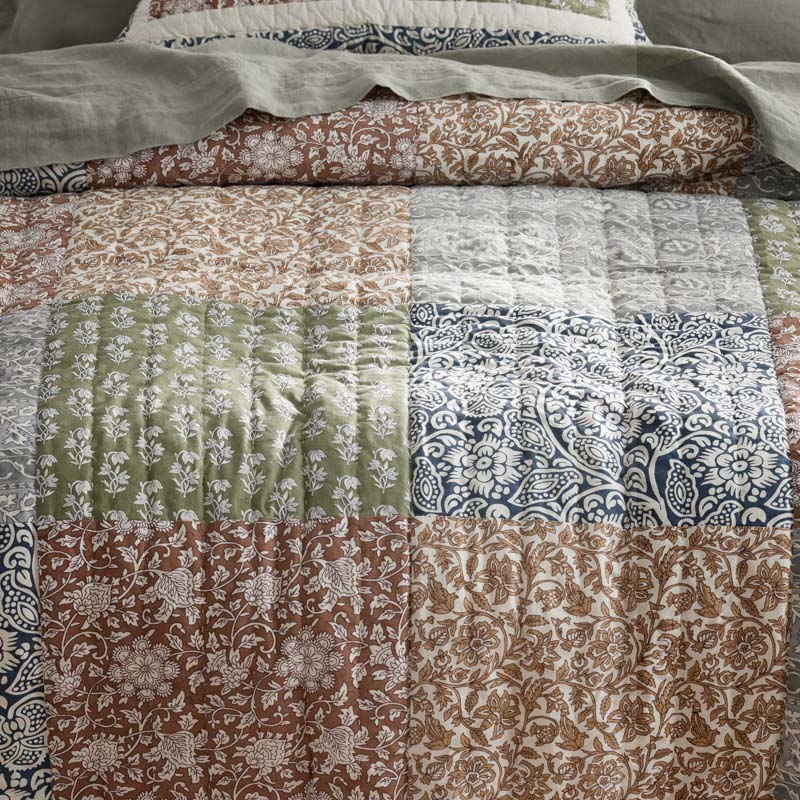 Deepti Patchwork Quilted Sham